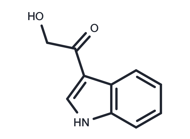 3-(Hydroxyacetyl)indole Chemical Structure