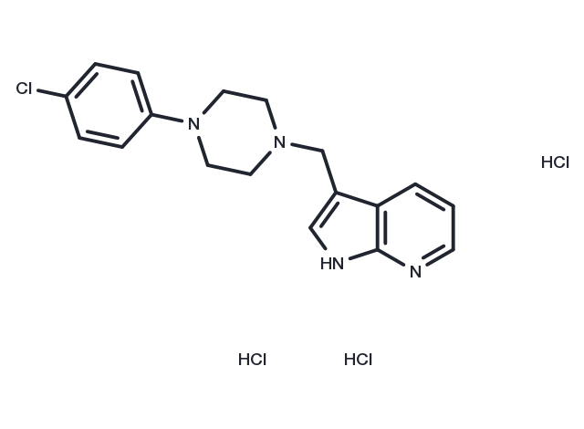 TargetMol Chemical Structure L-745870 trihydrochloride