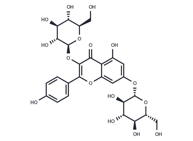 TargetMol Chemical Structure Kaempferol-3,7-di-O-β-glucoside