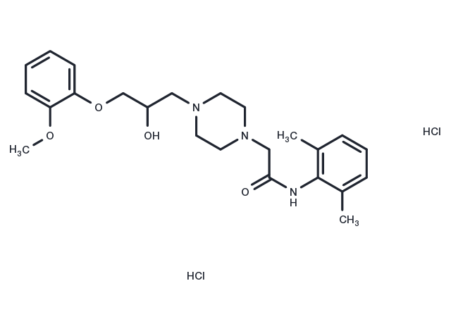 TargetMol Chemical Structure Ranolazine dihydrochloride