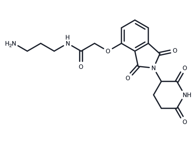 Thalidomide-O-amido-C3-NH2 Chemical Structure