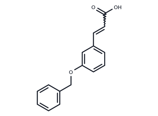 3-benzyloxycinnamic acid Chemical Structure