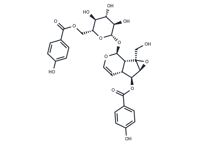 TargetMol Chemical Structure 6'-O-p-Hydroxybenzoylcatalposide