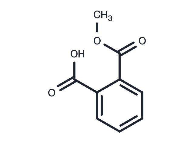 2-(Methoxycarbonyl)benzoic acid Chemical Structure
