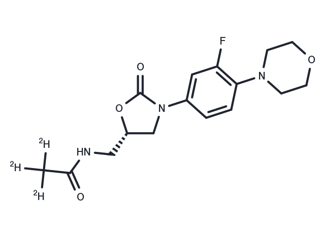 Linezolid-d3 Chemical Structure
