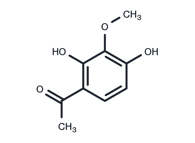 2',4'-Dihydroxy-3'-methoxyacetophenone Chemical Structure