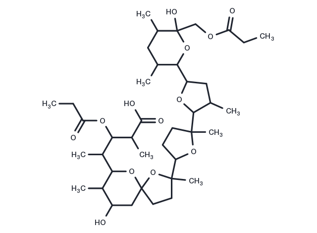 Laidlomycin propionate Chemical Structure