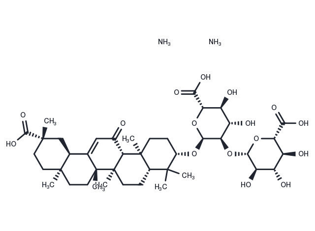 TargetMol Chemical Structure Diammonium Glycyrrhizinate