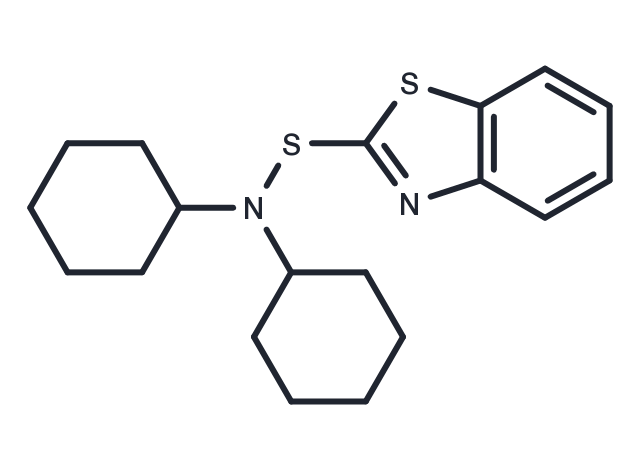 N,N-Dicyclohexyl-2-benzothiazolesulfenamide Chemical Structure