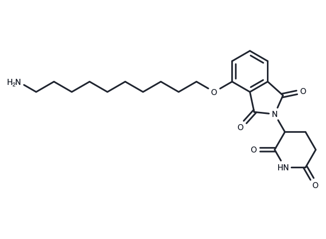 Thalidomide-O-C10-NH2 Chemical Structure