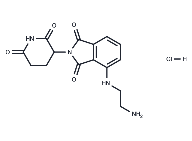 TargetMol Chemical Structure Pomalidomide-C2-NH2 hydrochloride