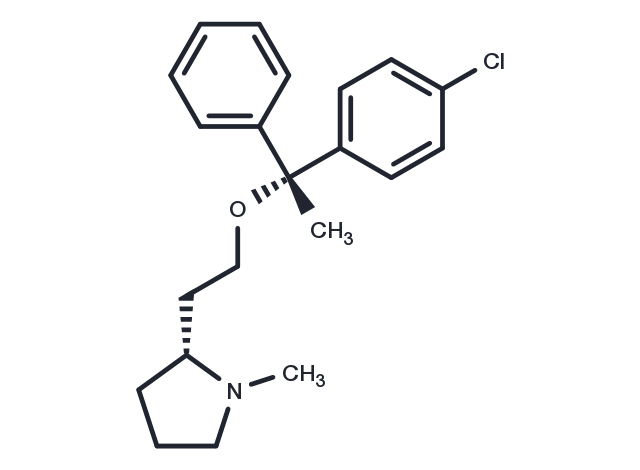 Clemastine Chemical Structure