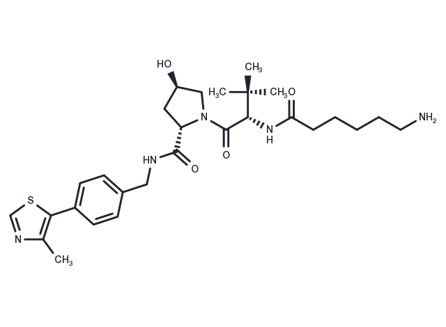 (S,R,S)-AHPC-C5-NH2 Chemical Structure