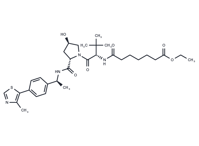 TargetMol Chemical Structure (S,R,S)-AHPC-Me-C7 ester