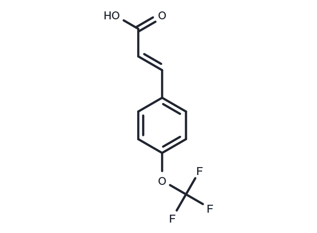 4-(Trifluoromethoxy)cinnamic Acid Chemical Structure