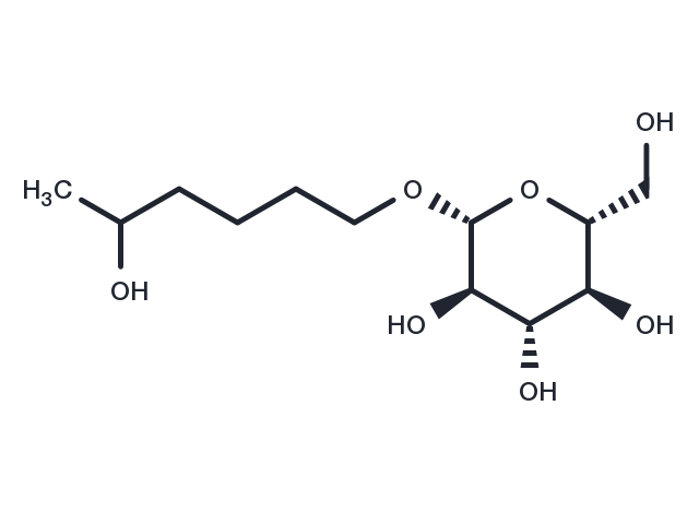 5-Hydroxyhexyl glucoside Chemical Structure