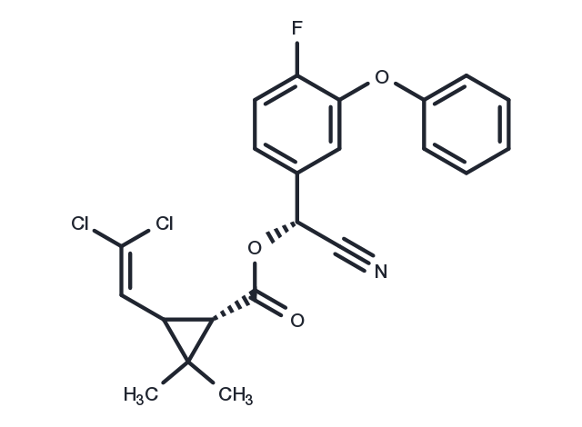 β-Cyfluthrin Chemical Structure