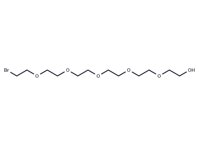 Bromo-PEG6-alcohol Chemical Structure