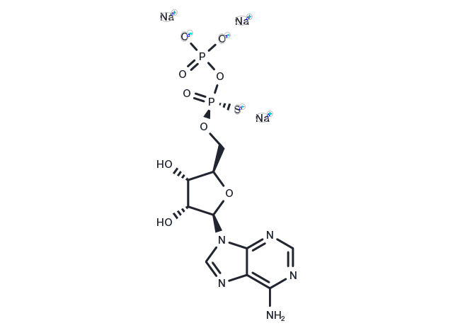Sp-Adenosine-5'-O-(1-thiodiphosphate) sodium Chemical Structure