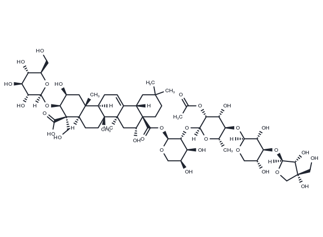 TargetMol Chemical Structure 2''-O-acetyl-platyconic acid A