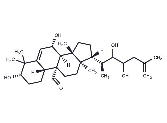 TargetMol Chemical Structure 3,7,23,24-tetrahydroxycucurbita-5,25-dien-19-al