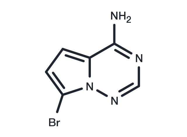 7-Bromopyrrolo[2,1-f][1,2,4]triazin-4-amine Chemical Structure