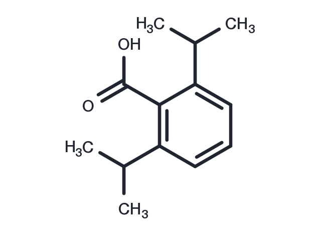 2,6-Diisopropylbenzoic Acid Chemical Structure