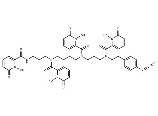 p-SCN-Bn-HOPO Chemical Structure