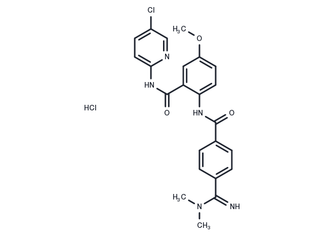 TargetMol Chemical Structure Betrixaban hydrochloride(330942-05-7(free base))