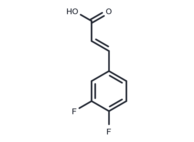 trans-3,4-Difluorocinnamic acid Chemical Structure
