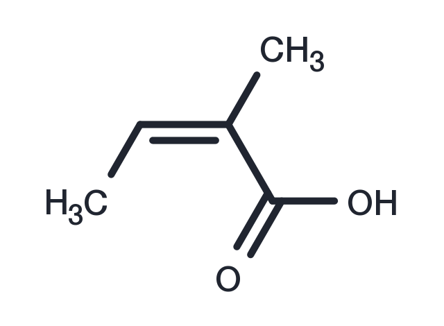 Angelic Acid Chemical Structure