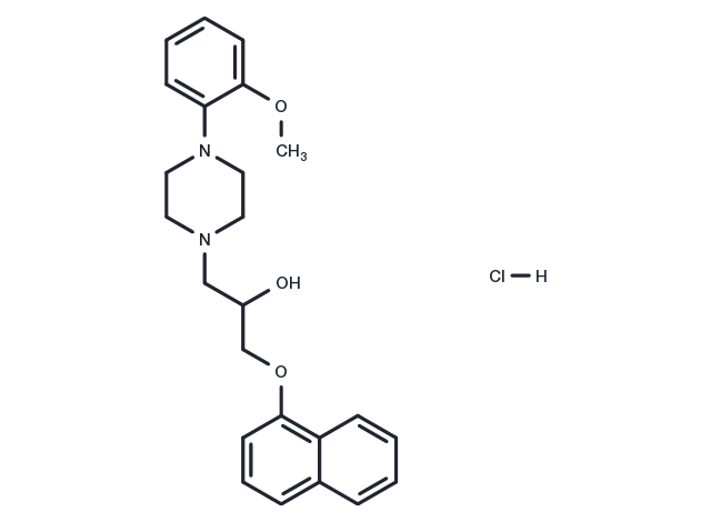 TargetMol Chemical Structure Naftopidil hydrochloride