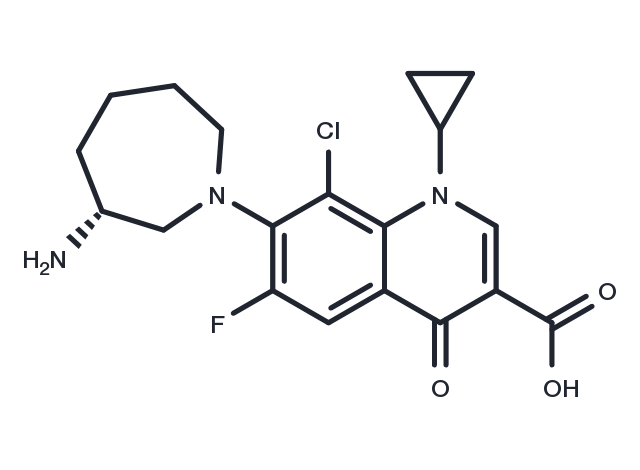 Besifloxacin Chemical Structure