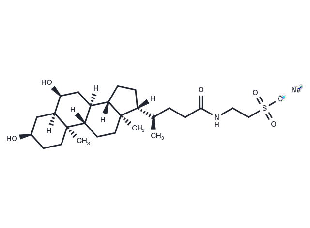 TargetMol Chemical Structure Taurohyodeoxycholic acid sodium salt