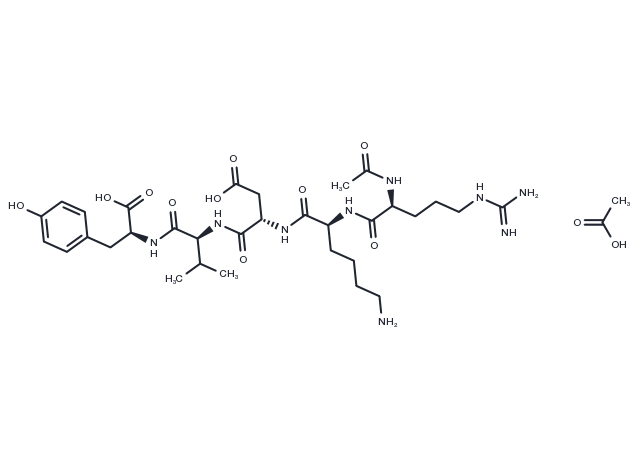 TargetMol Chemical Structure Acetyl Pentapeptide-1 acetate
