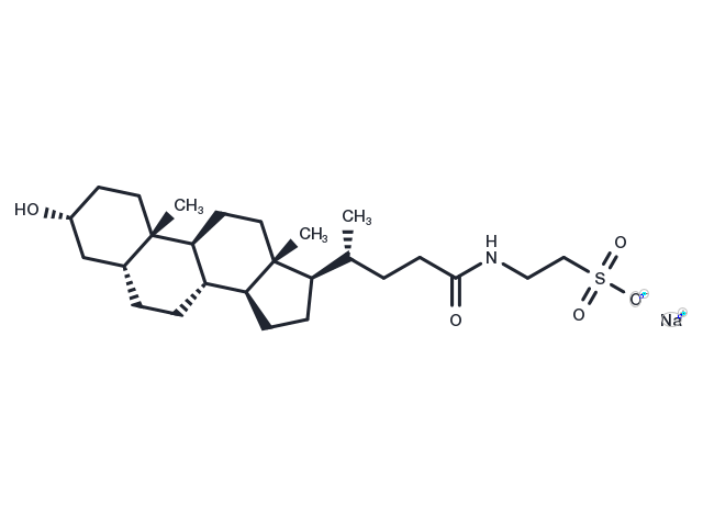 Taurolithocholic acid sodium salt Chemical Structure
