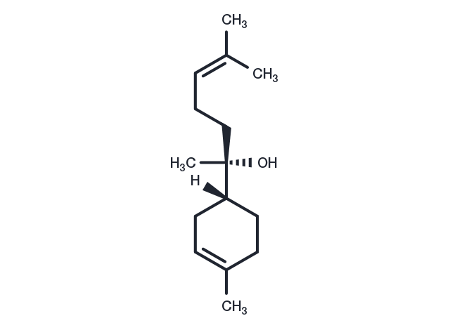 (±)-α-Bisabolol Chemical Structure