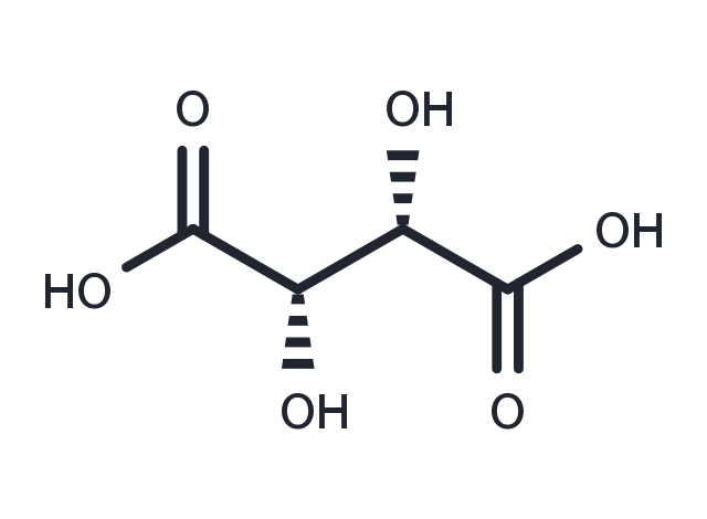 DL-Tartaric acid Chemical Structure