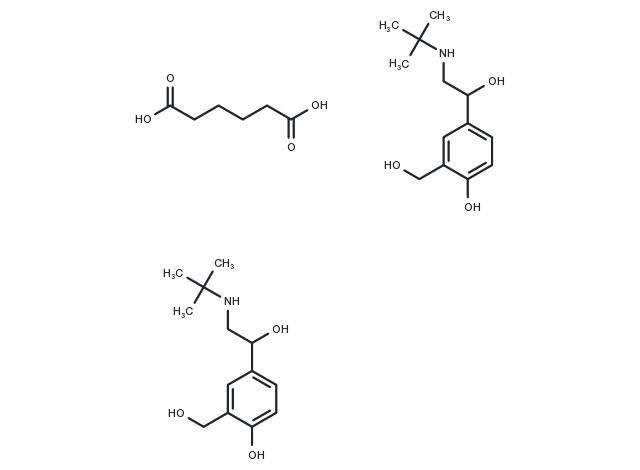 Albuterol adipate Chemical Structure