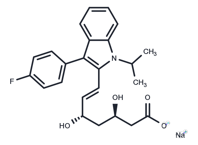 TargetMol Chemical Structure Fluvastatin sodium
