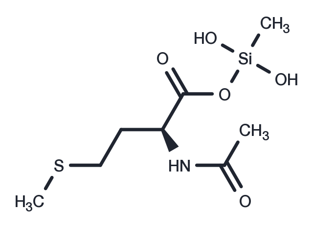 Methylsilanol acetylmethionate Chemical Structure