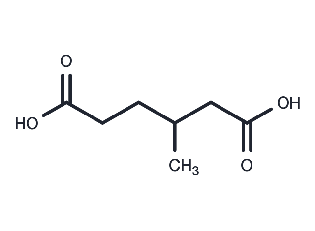 3-Methyladipic acid Chemical Structure
