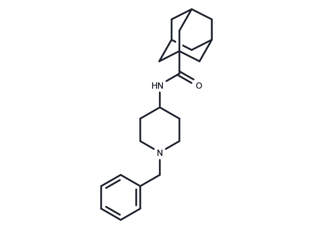 TargetMol Chemical Structure N-(1-benzyl-4-piperidyl)adamantane-1-carboxamide