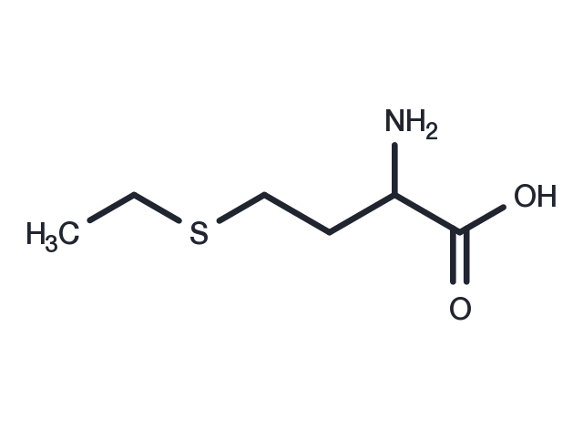 2-Amino-4-(ethylthio)butanoic acid Chemical Structure