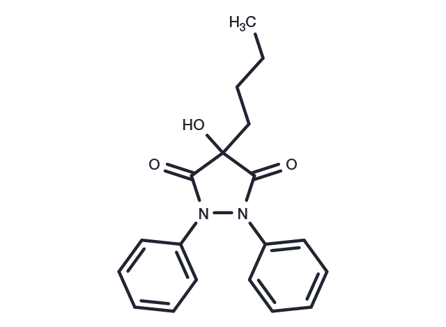 4-Hydroxyphenylbutazone Chemical Structure