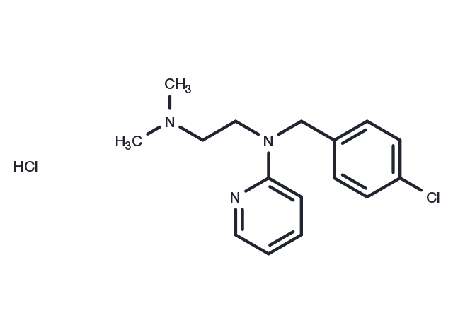 Chloropyramine hydrochloride Chemical Structure