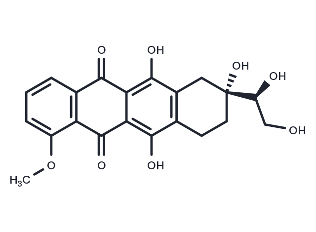 7-Deoxyadriamycinol aglycone Chemical Structure