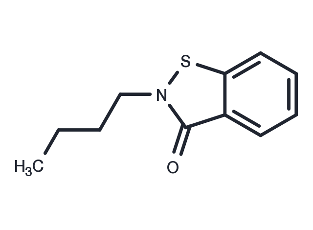 2-Butyl-1,2-benzisothiazolin-3-one Chemical Structure