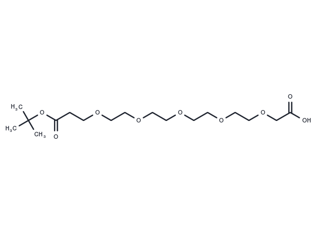 TargetMol Chemical Structure Acid-C1-PEG5-Boc