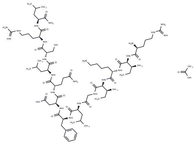 TargetMol Chemical Structure β-Pompilidotoxin Acetate